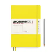 Composition Hardcover Plain Notebook, 219 Numbered Page (Lemon) - B5