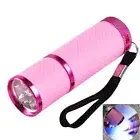 UV 9 LED Purple Light Nail Dryer Portable Mini Torch for Gel Nail Polish Art