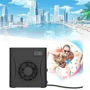 Swimming Pool Heat Pump Pool Heater, Electric Water Heater Swimming Pool and SPA Heater Digital Display Swimming Pool Thermostat for Swimming Pool, Wi-Fi Control