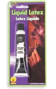 LIQUID LATEX MAKE UP FACE ADHESIVE GLUE HALLOWEEN COSTUME ACCESSORY