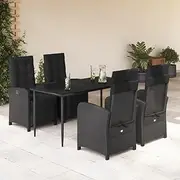 Outdoor Furniture Sets Poly Rattan Patio Table, Chair Set, Balcony Chairs, Porch Conversation Garden Dining Set