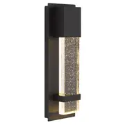 Estrada LED Black Outdoor Wall Lights Bubble Modern IP44 Exterior Lighting Telbix