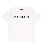 [Balmain Kids] Balmain Kids Logo cotton T-shirt Y 12 white
