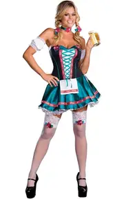 Heidi German Beer Wench Oktoberfest Adult Costume