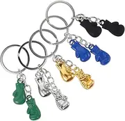 UPKOCH 5pcs Fitness Gloves Pendant Boxing Men Boxing Gloves Fighter Keychain Boxing Party Decorations Mini Punching Glove Key Ring Mini Boxing Glove Key Ring Metal