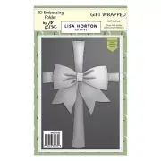 Lisa Horton Crafts Embossing Folder-Gift Wrapped (Pack of 1)