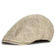 Men Women Casual Beret Ivy Flat Forward Cap Cabbie Newsboy Hat Gatsby Breatha...