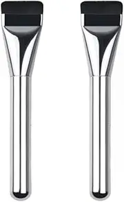 2pcs Flat Foundation Brush for Liquid Makeup, Ultra Thin Flat Head Foundation Brush Soft Dense Flat Makeup Brush Beauty Brushes Ideal for Cosmetic Application and Face Makeup
