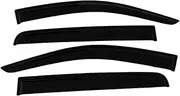 Side Window Deflector Compatible for Ford Ranger Raptor 2012 2013 2014 2015 2016 2017 2018 2019 2020 2021 Sun Rain Guards Window Visor