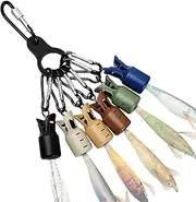 Squid Jig Hook Protector - Squid Hooks Protector Set with Carabiner | High-Strength Versatile Fish Accessories Safety Tools for Adults Professionals Beginners