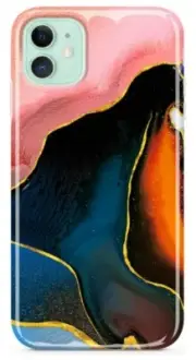 iPhone 11 Shiny Rose Gold Marble Slim Bumper Phone Case Free Shipping