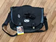 Timbuk2 Classic Padded Laptop Messenger Commuter Crossbody Black Bag Large