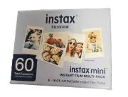 NEW Fujifilm Instax Mini Instant Film 60 Prints Value Pack