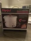 Parini 6 Cup Hot pot Removable Steam Tray Pho Soup Ramen Electric Nonstick NIB