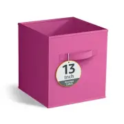 Sorbus Large 13" Fabric Storage Cube - 1 Pc Foldable Storage Bin Organizer