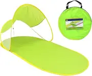 Pop Up Beach Tent, Foldable Sunshade Shelter, UV Protection Canopy, Lightweight Portable Design, Perfect for Outdoor Camping and Family Picnics, 55.12x27.56x25.59 inches