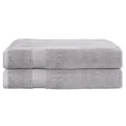 2 Pack Bath Sheets Set Cotton Extra Large Towel Grey
