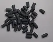 Protection Force Round Cap for 15/64" 6mm OD (Pack of 50) Pipe Post Tube End Cover M6 Screw Thread Protectors Elastic Silicone Rubber