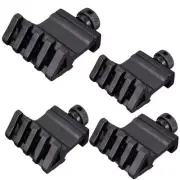 4Slots Aluminum 45 Degree Offset Angle 20mm Picatinny Weaver Rail Mount
