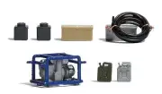 BNIB OO / HO BUSCH 7800 PORTABLE POWER GENERATOR + TOOL BOXES PETROL CANS- DEPOT