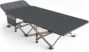 JSEIAJB Camping Cot for Adults Comfortable Tent Folding Cot for Sleeping Lightweight Folding Bed with Carry Bag