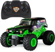 Monster Jam, Official Grave Digger Remote Control Monster Truck, 1:24 Scale,