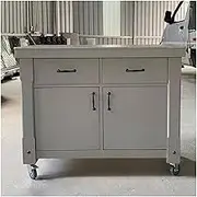 Kitchen Island Freestanding Modern Luxury Kitchen Cooking Table Mobile Multi Functional Cutting Table Bar Table Meal Side Cabinet Mobile Kitchen Storage Islands
