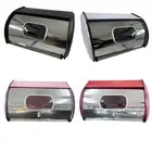Bread Bin with Roll Lid Metal Bread Box for Baked Goods Farmhouse Home