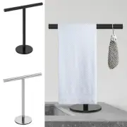 T-Shape Hand Towel Stand Stainless Steel Towel Holder Stand Rustproof toQvx