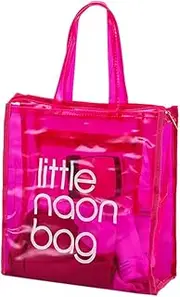 [Generic] PVC Transparent Handbag Clear Large Capacity Clutch Universal Shoulder Tote Shopping Summer Beach Outdoor Parts