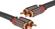 Dynalink 5m Stereo 2 RCA Male to 2 RCA Male Cable