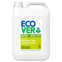 在飛比找PChome24h購物優惠-ECOVER宜珂 親膚洗碗精-萊姆蘆薈 5000ml