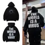 [NIL] VIRUSWORLD "THE WORLD IS A VIRUS" HOODIE