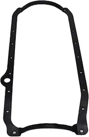 1 PC SHLPDFM Black Oil Pan Gasket 1 Piece Steel Core Rubber Gasket Fits for 1986-95 SBC Small Block Chevy 305 350