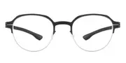 Ic! Berlin IC5003 Ari Off-White-Black Valley Men's Glasses White Size 50 - Private Health Rebate - Blue Light Block Available