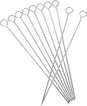 GARIOUANS 10pcs Candle Wick Positioning Tools Stainless Steel Punching Needle Wick Centering Pin Inserting Tools for Candle Making for Home and Professional Use