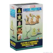 Marvel Crisis Protocol Miniatures Game Electro & Sandman & Shocker & Vulture