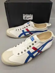 Onitsuka Tiger Mexico 66 Slip-On Men's Sz 9.5 White/Tricolor 1183A360-121