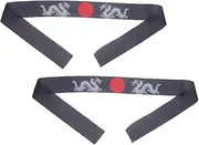[FOMIYES] Japanese Headband Samurai Hat Decorative Karate Headband for Men for Cooking