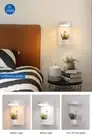 LED Wall Lights With Switch And USB Interface Fashion White Black Lamp Luminair