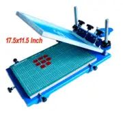 Micro-Registration Screen Printer Press for PCB Metal Plate Glass 1 Color 006566
