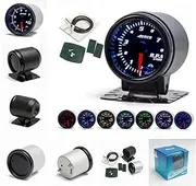 2" 52mm 7 Color LED Smoke Face Car Auto Tachometer Gauge Meter with Sensor and Holder AD-GA52RPM Gauge Kit for Car Truck