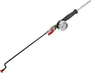 ibasenice Inflator with Pressure Gauge Portable Lightweight Tire Pressure Gauge for Cars Motorcycles and Bicycles Durable Air Chuck Accessory for Easy Inflation and Accurate Readings