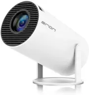 Mini Projector, HY300 PRO Portable Projector, Support 4K 1080P, Dual band white