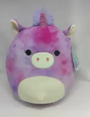 Squishmallows Aurora The Unicorn Tie Dye Soft & Cuddly 12" Plush Kellytoy NWT