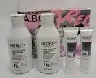 Redken Acidic Bonding Concentrate Shampoo, Conditioner, Leave-In, Intensive Set
