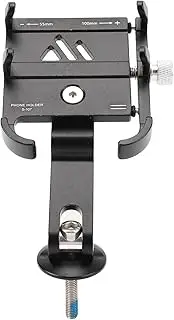 Adjustable Aluminum Alloy Bike Stem Phone Holder, Cycling Road Mountain Bike Headset Mount, for 55 to 100mm Cell Phones