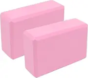 Foam Yoga Blocks | 2x Split Block for Stretching - EVA Foam Slip-Resistant Balance Stretcher for Workout Meditation Squatting Handstand Hot Yoga Gym Sports Beginner Advanced