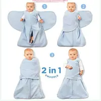 在飛比找樂天市場購物網優惠-嬰兒包手式襁褓新款嬰兒兒童睡袋夏春襁褓放驚跳襁褓嬰兒綁帶防驚