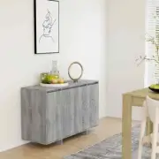 NNEVL Sideboard Grey Sonoma 120x41x75 cm Chipboard